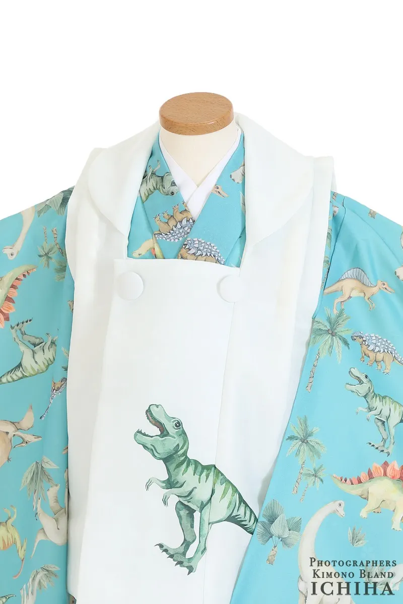 着せやすい！セパレート着物被布セット　恐竜柄　七五三　3歳 楽天市場】被布 レンタル 男児 七五三 被布 着物 レンタル